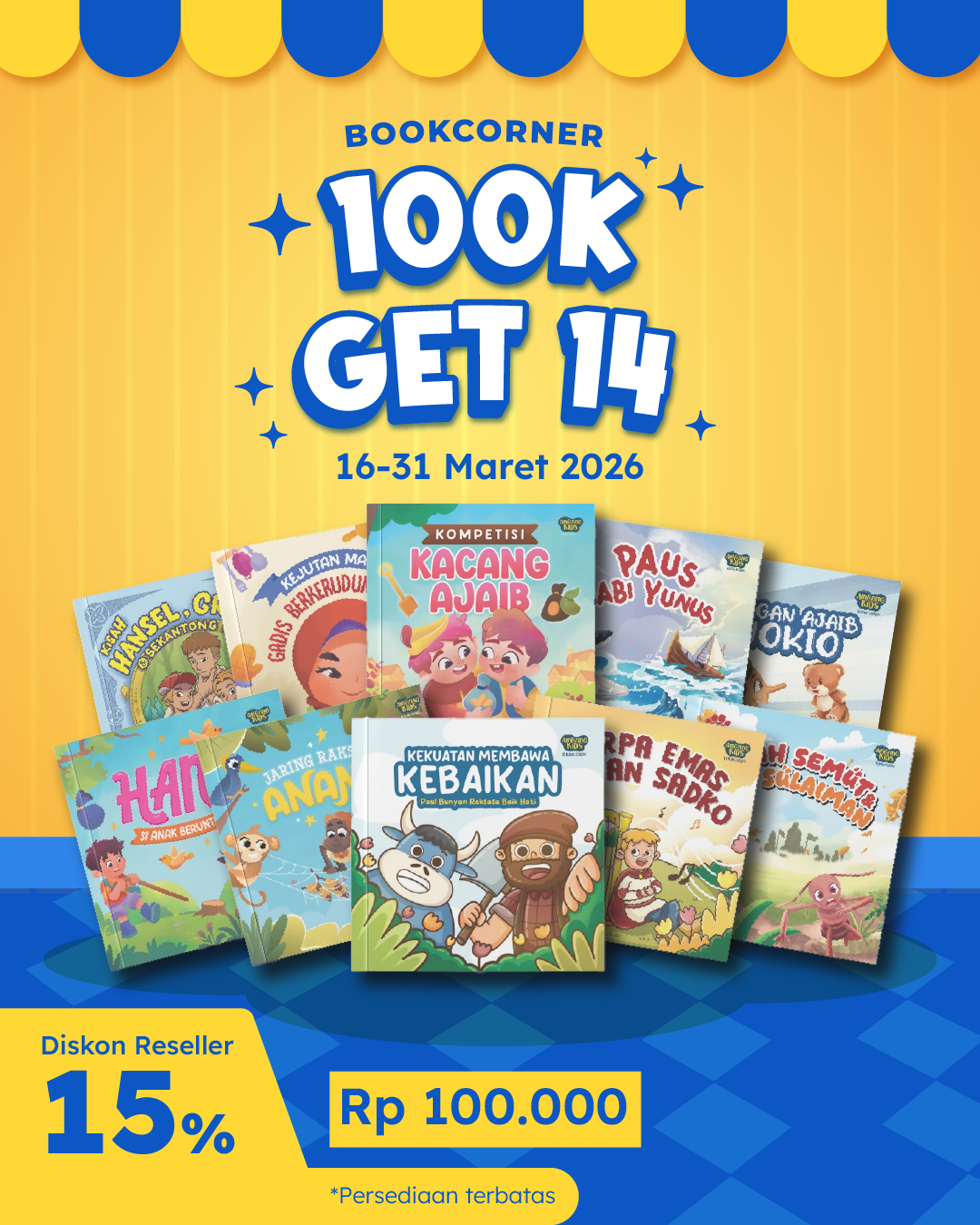 PAKET BUNDLING NONMIZAN 100K GET 14