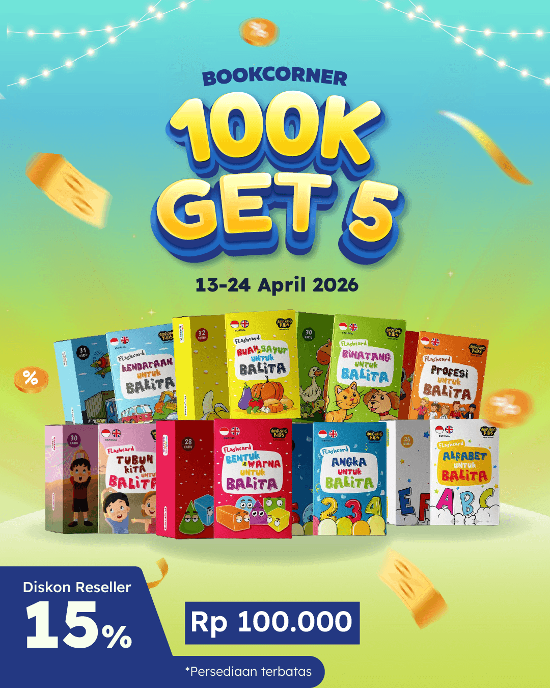 PAKET BUNDLING 100K GET 5