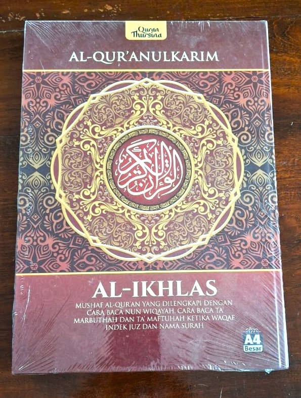 QURAN AL IKHLAS A4 MERAH