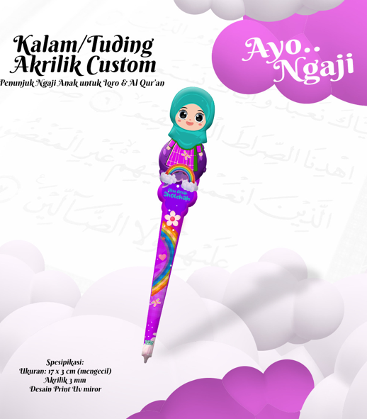 Tuding Hijab Ungu