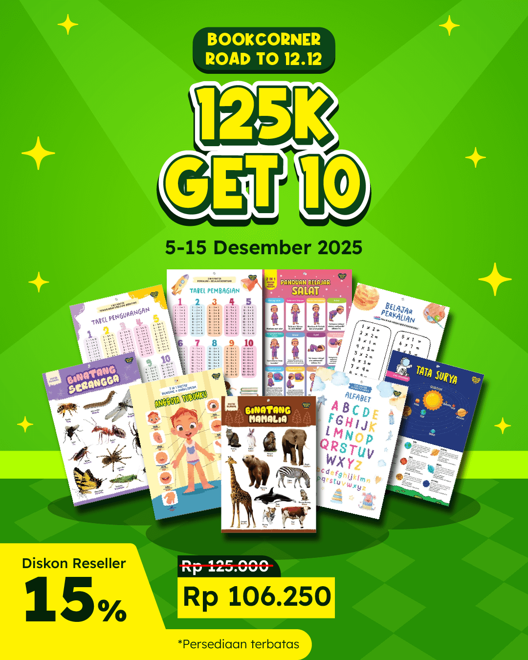 PAKET BUNDLING 10 FOR 125K