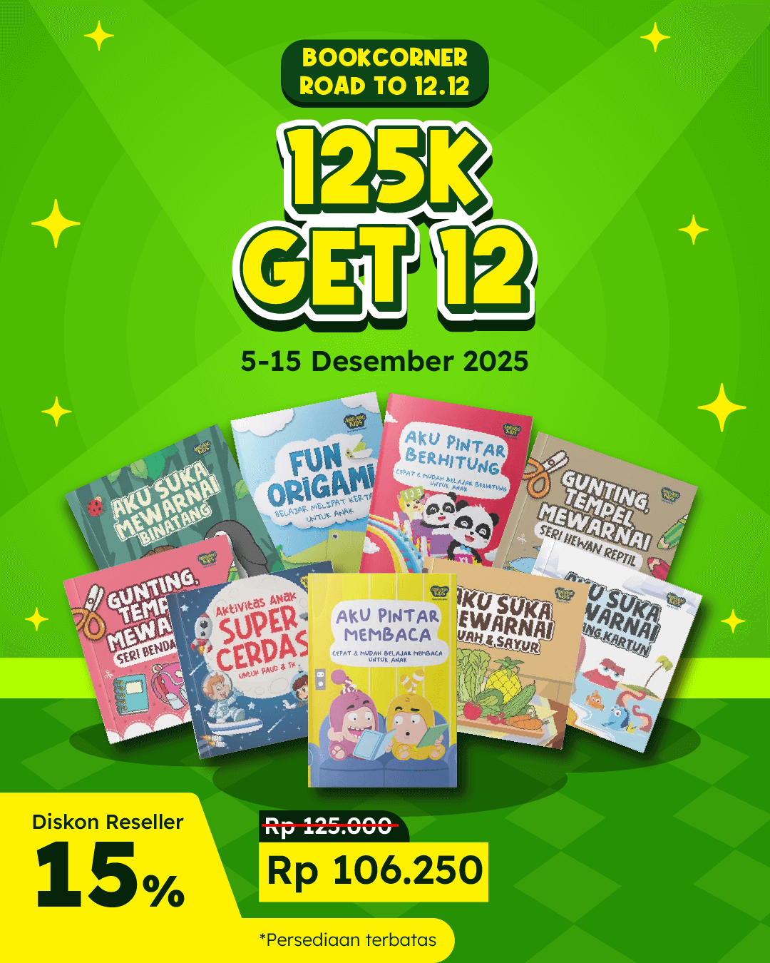 PAKET BUNDLING 12 FOR 125K