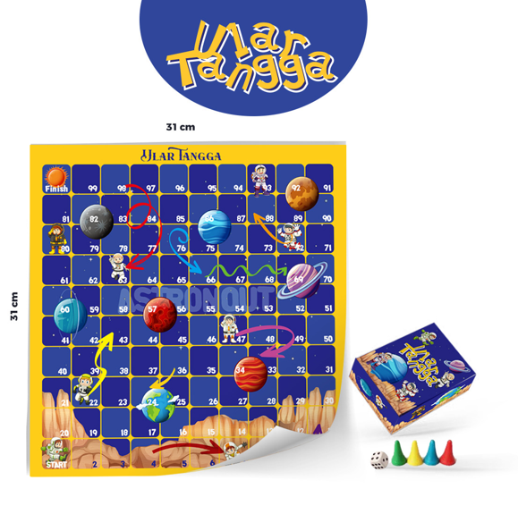 Ular Tangga Biru Planet